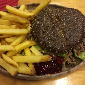 reindeer burger