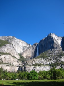 Views of Upper and Lower Yosemite Falls