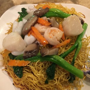 Pan Fried HK Style Noodles