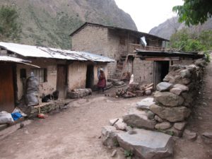 local hut along Inca Trail