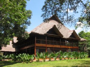 Reception and dining area of Inkaterra Hacienda Concepción