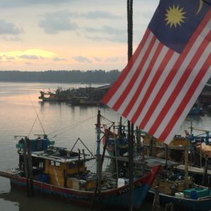 dusk at sepetang